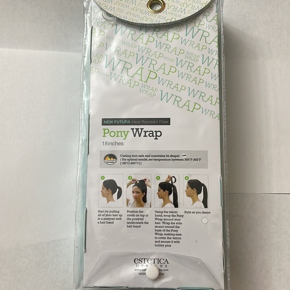 Estetica Synthetic 18” Pony Wrap w/Heat Resistant Fiber - BRAND NEW! - Picture 4 of 7